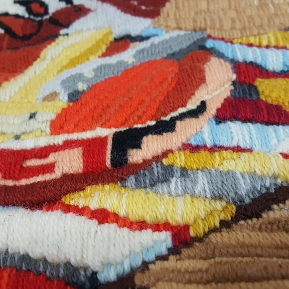 Finished Complete Needle Point Southwest Aztec - Picture 5 of 8